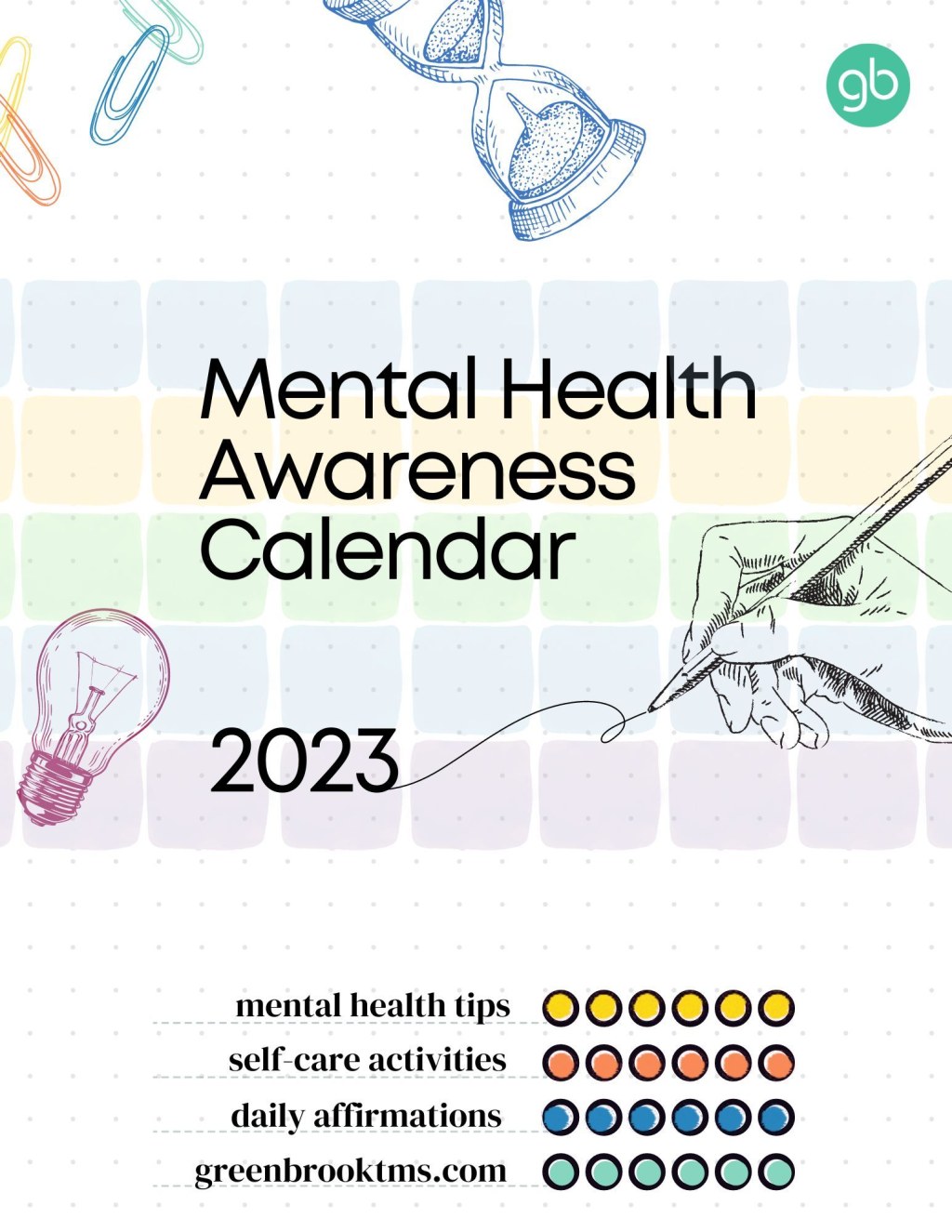 Picture of: Mental Health Awareness Calendar